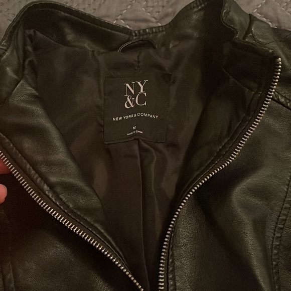 Black moto jacket - Picture 4 of 5